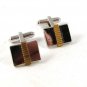 Vintage Silver Tone & Gold Tone Cufflinks 102616