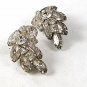 1950's Rhinestonel Clip On Earrings By EISENBERG 102516
