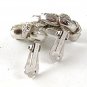1950's Rhinestonel Clip On Earrings By EISENBERG 102516