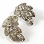1950's Rhinestonel Clip On Earrings By EISENBERG 102516