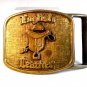 English Leather Belt Buckle