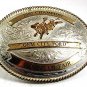 2002 CHAMPION Adams County Fair Buckle By JUSTIN Silver 101317