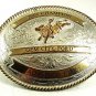 2002 CHAMPION Adams County Fair Buckle By JUSTIN Silver 101317