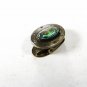 1900 - 1930's Silver Tone & Mother of Pearl Tie Clasp Unbranded.11515