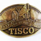 1937-2001 64 Years TISCO Belt Buckle By SPEC CAST 71916