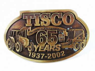 1937-2002 65 Years TISCO Belt Buckle By SPEC CAST 71916
