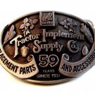 Vintage Tractor Implement Supply Co. 59 Years  Belt Buckle