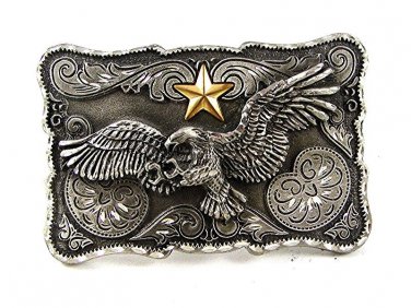 2000 American Eagle Star Belt Buckle by LEGENDS 11216