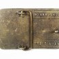 1980 OCV Control Valves Brass Belt Buckle by DYNABUCKLE 8216