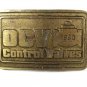 1980 OCV Control Valves Brass Belt Buckle by DYNABUCKLE 8216