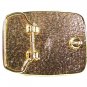 Vintage VFD Volunteer Fire Department Enameled Belt Buckle 81816