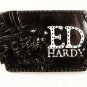 Ed Hardy Wolf In Top Hat Black & White Belt Buckle 72016