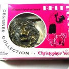 MIB 1970's Leo The Lion Belt Buckle By Christopher York Designer 93015