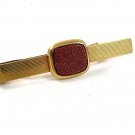 1940's - 1950's Goldtone Gold Stone Tie Clasp By SIMMONS 32017