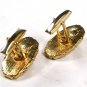 Oriental Writing Goldtone & Green Cufflinks Unbranded 101515