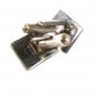 Sterling Silver 975 Mother Pearl Roman Soldier Cufflinks By NP69 42116