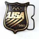 1980 U.S.A. Olympics Belt Buckle By Bergamont 5516