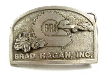 Vintage BRAD RAGAN, Inc. BRI Equipment Belt Buckle 10232013