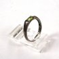 Sterling Silver Green Ring SZ 8 Unbranded 81815