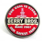 2007 Berry Brothers Our Goal is Clear Oil Wells Belt Buckle 101317
