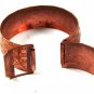 Mid Century Modern Copper Bangle Bracelet 11116