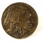 Vintage Indian Nickle Belt Buckle Unbranded 72216
