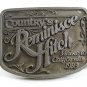 1993 Maine To California Country's Reminisce Hitch Belt Buckle