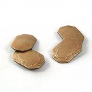 Victorian / Edwardian Small Goldtone Cufflinks By S&S 6317