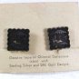 Genuine Imperial Damascene Inlaid Sterling 24K Gold Earrings Unbranded