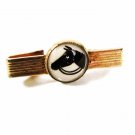 1940's-50's Gold Tone Horse Head Tie Clasp Unbranded  USA 51016