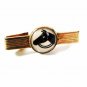 1940's-50's Gold Tone Horse Head Tie Clasp Unbranded  USA 51016