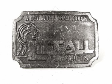 1970's Liftall Forklifts A Lot More Than Tough Belt Buckle By HIT LINE 81216