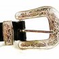 Brand New Western Silvertone Ranger Belt Buckle Unbranded 42016a