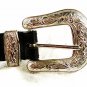 Brand New Western Silvertone Ranger Belt Buckle Unbranded 42016a