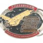 Jan. 28 1986 Challenger Belt Buckle Unbranded MADE in USA 81915