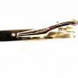 1950s-60s Sterling Silver Blue Pink White Topaz Tie Clasp By FOSTER 32916