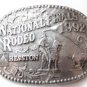 1992 National Finals Rodeo Cowboy Western Belt Buckle By HESSTON MIP