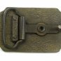 Vintage Two 2 Ducks In Flight Belt Buckle 41817
