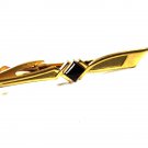 1950's - 1960's Goldtone & Red Tie Clasp By HICKOK USA 10315