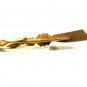 1950's - 1960's Goldtone & Red Tie Clasp By HICKOK USA 10315