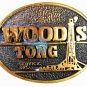 Solid Brass Woods Tong Oil DerickBelt Buckle By CAL COAST 3516