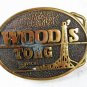 Solid Brass Woods Tong Oil DerickBelt Buckle By CAL COAST 3516
