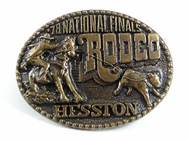 1978 National Finals Rodeo Belt Buckle By HESSTON 102517