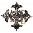 Silver Tone Renaissace Cross Belt Buckle By CLASSICO ITALIA 81616