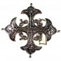 Silver Tone Renaissace Cross Belt Buckle By CLASSICO ITALIA 81616