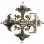 Silver Tone Renaissace Cross Belt Buckle By CLASSICO ITALIA 81616