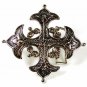 Silver Tone Renaissace Cross Belt Buckle By CLASSICO ITALIA 81616