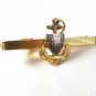Vintage U.S.A. Navy Senior Chief Goldtone Anchor Tie Clasp Unbranded 42816