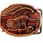Vintage Handmade American Eagle Belt Buckle by Buckler ab