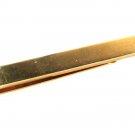 Vintage Large & Heavy Goldtone Tie Clasp By SWANK 42816